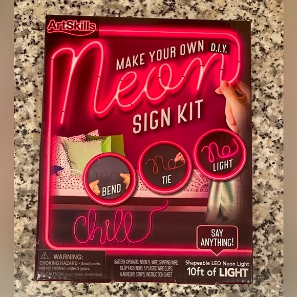 Neon Sign Kit Make Your Own Sign - Picture 2 of 5